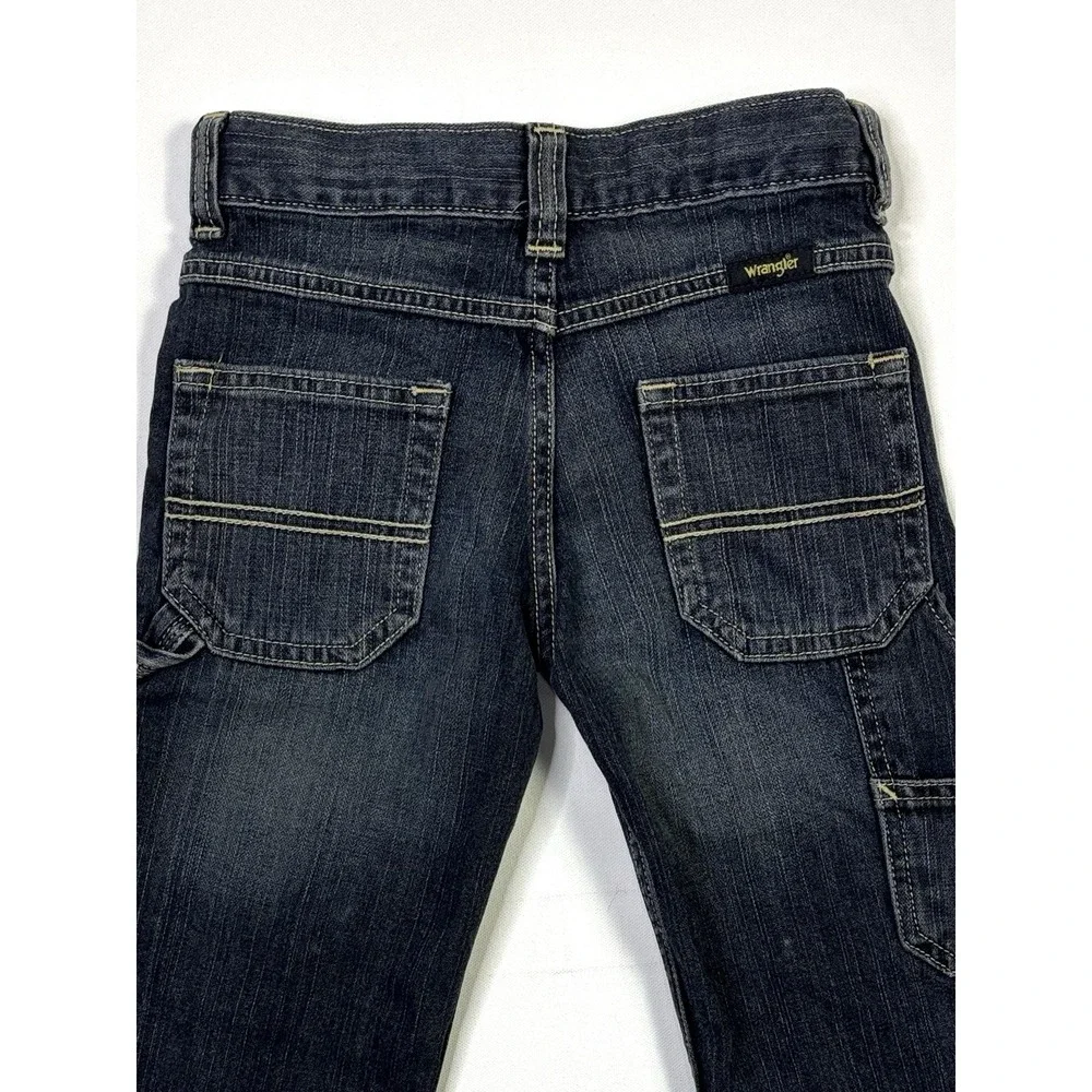 Wrangler Jeans Boys 5 Regular Carpenter Blue Denim Youth Cowboy